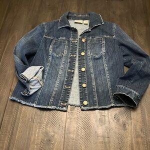 CHICO'S JEAN Jacket Petite Small (1)